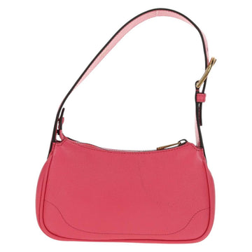 GUCCI GG Marmont Hand Bag Leather Pink Gold 739076 Auth BA7266M - 0