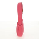 GUCCI GG Marmont Hand Bag Leather Pink Gold 739076 Auth BA7266M-4