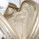 GUCCI Chain Shoulder Bag Leather Gold 353965 Auth BA7267-18