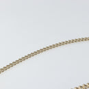 GUCCI Chain Shoulder Bag Leather Gold 353965 Auth BA7267-8