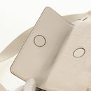 GUCCI GG Emboss Body Bag White Silver 645093 Auth BA7268M-21