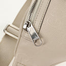 GUCCI GG Emboss Body Bag White Silver 645093 Auth BA7268M-23