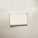 GUCCI GG Emboss Body Bag White Silver 645093 Auth BA7268M-24