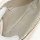 GUCCI GG Emboss Body Bag White Silver 645093 Auth BA7268M-11