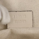 GUCCI GG Emboss Body Bag White Silver 645093 Auth BA7268M-12