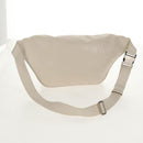 GUCCI GG Emboss Body Bag White Silver 645093 Auth BA7268M-7