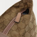 GUCCI GG Canvas Tote Bag Beige Gold 131230 Auth BA7274-10
