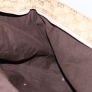 GUCCI GG Canvas Tote Bag Beige Gold 131230 Auth BA7274-20