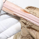 GUCCI GG Canvas Tote Bag Beige Gold 131230 Auth BA7274-9