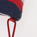 GUCCI Backpack Canvas Blue Red 473872 Auth BA7277-15