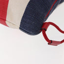 GUCCI Backpack Canvas Blue Red 473872 Auth BA7277-16