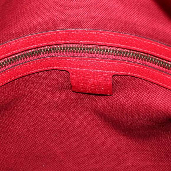 GUCCI Backpack Canvas Blue Red 473872 Auth BA7277