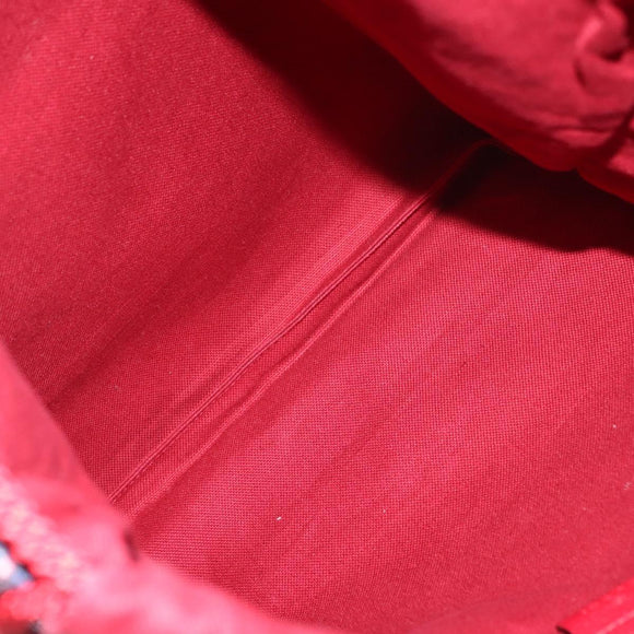 GUCCI Backpack Canvas Blue Red 473872 Auth BA7277