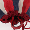 GUCCI Backpack Canvas Blue Red 473872 Auth BA7277-6