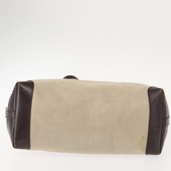 GUCCI Tote Bag Canvas Beige Gold 247209 Auth BA7278