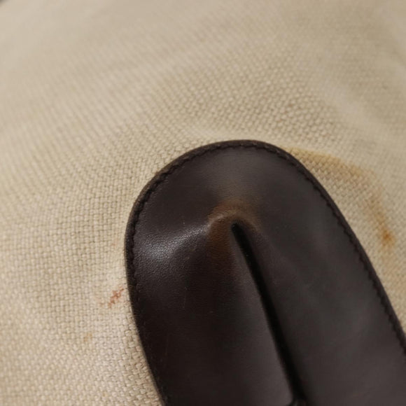 GUCCI Tote Bag Canvas Beige Gold 247209 Auth BA7278