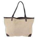 GUCCI Tote Bag Canvas Beige Gold 247209 Auth BA7278-2