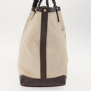 GUCCI Tote Bag Canvas Beige Gold 247209 Auth BA7278-5