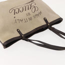 GUCCI Tote Bag Canvas Beige Gold 247209 Auth BA7278-8