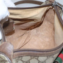 GUCCI GG Supreme Web Sherry Line Bag PVC Beige Gold 89 02 032 Auth BA728-20