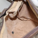 GUCCI GG Supreme Web Sherry Line Bag PVC Beige Gold 89 02 032 Auth BA728-11