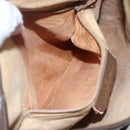 GUCCI GG Supreme Web Sherry Line Bag PVC Beige Gold 89 02 032 Auth BA728-21