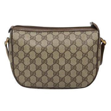 GUCCI GG Supreme Web Sherry Line Bag PVC Beige Gold 89 02 032 Auth BA728 - 0