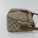 GUCCI GG Supreme Web Sherry Line Bag PVC Beige Gold 89 02 032 Auth BA728-3