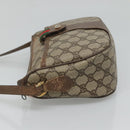 GUCCI GG Supreme Web Sherry Line Bag PVC Beige Gold 89 02 032 Auth BA728-4