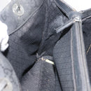 GUCCI Bamboo GG Canvas Hand Bag Black Silver 002 1010 3754 Auth BA7280-11