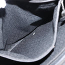 GUCCI Bamboo GG Canvas Hand Bag Black Silver 002 1010 3754 Auth BA7280-22