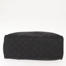 GUCCI Bamboo GG Canvas Hand Bag Black Silver 002 1010 3754 Auth BA7280-5