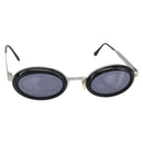 CHANEL Sunglasses plastic Black CC Auth BA7282-1