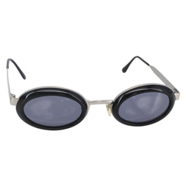 CHANEL Sunglasses plastic Black CC Auth BA7282