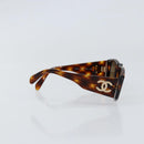 CHANEL Sunglasses plastic Brown CC Auth BA7283V-5