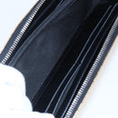 CHANEL Long Wallet Leather Gold Silver CC Auth BA7285-19