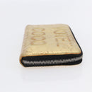 CHANEL Long Wallet Leather Gold Silver CC Auth BA7285-4