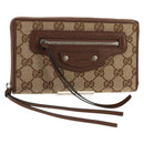 GUCCI GG Canvas GUCCI x BALENCIAGA Collaboration Wallet 681710 Auth BA7286M-1