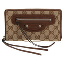 GUCCI GG Canvas GUCCI x BALENCIAGA Collaboration Wallet 681710 Auth BA7286M-13
