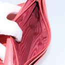 Salvatore Ferragamo Vala Long Wallet Leather Orange Gold Auth BA7289V-11