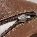 GUCCI GG Supreme Web Sherry Line Bag PVC Beige Gold 001 56 0860 Auth BA729-10
