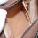 GUCCI GG Supreme Web Sherry Line Bag PVC Beige Gold 001 56 0860 Auth BA729-21