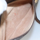 GUCCI GG Supreme Web Sherry Line Bag PVC Beige Gold 001 56 0860 Auth BA729-23