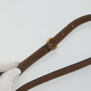 GUCCI GG Supreme Web Sherry Line Bag PVC Beige Gold 001 56 0860 Auth BA729-9