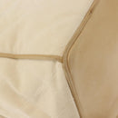 CHANEL Matelasse Chain Shoulder Bag Canvas Beige Gold CC Auth BA7293-15