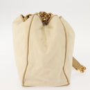 CHANEL Matelasse Chain Shoulder Bag Canvas Beige Gold CC Auth BA7293-4