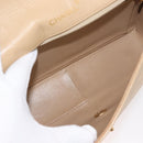 CHANEL Matelasse Chain Shoulder Bag Lamb Skin Beige Gold CC Auth BA7295-11