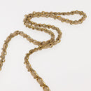 CHANEL Matelasse Chain Shoulder Bag Lamb Skin Beige Gold CC Auth BA7295-14