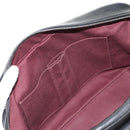 CHANEL Chain Matelasse Shoulder Bag Leather Black Silver CC Auth BA7297V-24