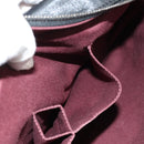 CHANEL Chain Matelasse Shoulder Bag Leather Black Silver CC Auth BA7297V-25